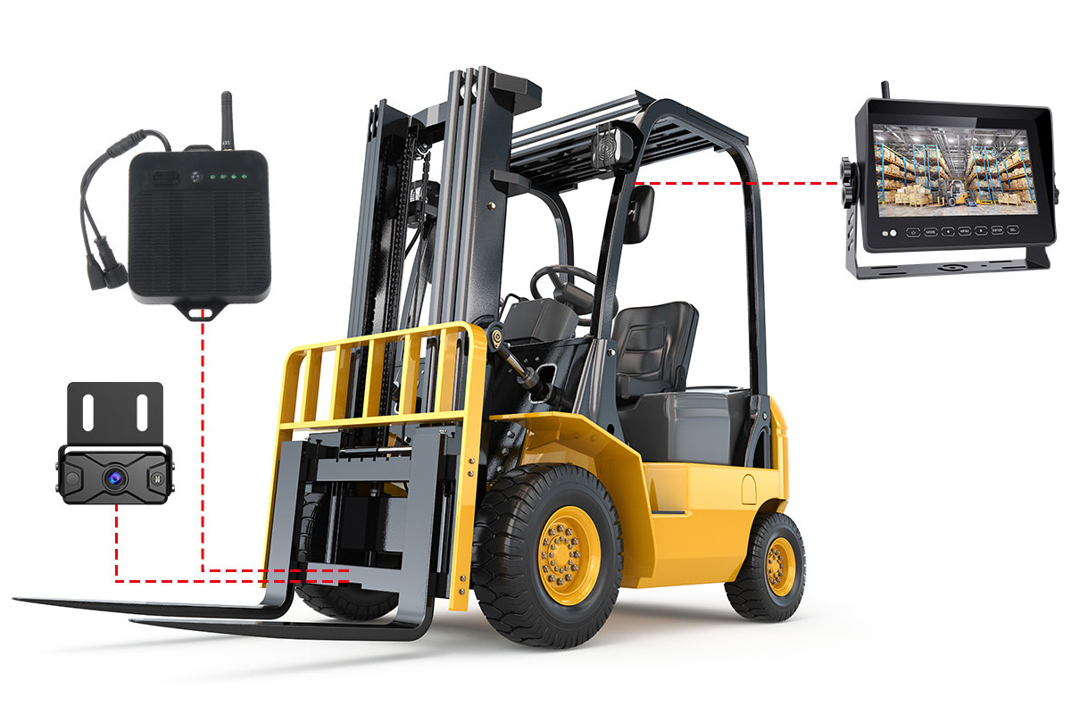 Forklift Laser Location Wireless System