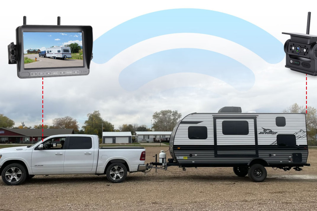 RV and Trailer Wireless Solar Powered System